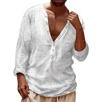 -Hirts muški ljetni modni casual pričvrsni 3D digitalni tisak majica dugih rukava vrh