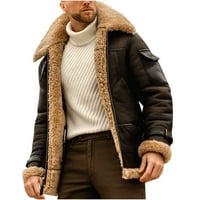 TKLPEHG zimski kaput trendi dugih rukava jakna Ležerne prilike čvrstog isključivanja Zbir zgodni patentni