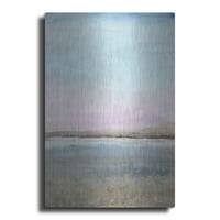 Luxe Metal Art 'Pink Horizon II' Tim O'Toole, metalna zidna umjetnost, 16 x24