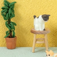 Wirlsweal Mini bar Stolica Slatka realistička visoka smanjenje zaobljene krivulje ukrasite minijaturnu