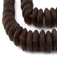 Thebeadchest Jumbo Rondelle Reciklirane staklene perlice: Extra Veliki afrički disk Početna Dekor perle za DIY nakit, stolić za kavu i dizajn enterijera