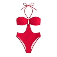 Caveitl bikini za žene, ženski seksi visokog kontrasta grudi sa čvrstim bikini set čvrstih kupaćih kostima