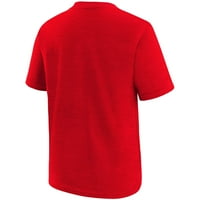 Mladi Nike Red Washington Nacionalne autentične kolekcije Rani rad Tri-Blend Performance Majica