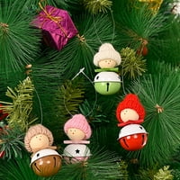 Anvazise Izvrsna viseća dekora svijetlo obojene drva slatka lutka u obliku lutke Svečani zvonik za kućnu
