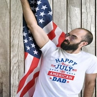 Sretan 4. juli Američki tata majica Muškarci -Image by Shutterstock, muški X-veliki