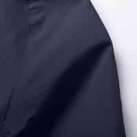 DTIDTPE jakna za jaknu Muškarci odvojive vodootporne otvorene tanke jakne bluza kaput muški dugi rukavi