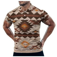 Umitay Hawaiian majica za muškarce Ljetne vrhove Muškarci Ležerne prilike Summer Short rukav izrezani majica Odštampana majica TOP bluza TOP bosice za muškarce
