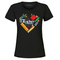 Shop4ever Ženski učiteljski učitelj opskrbljuje ukupna grafičku majicu ugledništva u sredstvima X-Veliki