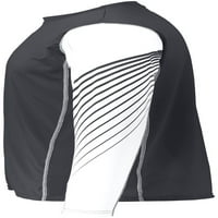 Holloway Sportswear XL lučna majica dugih rukava u obliku rukava bijela 222541