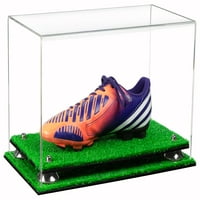 Deluxe Clear Akril Velika futrola za prikaz cipela za košarku Soccer Cleats Fudbalski cistere sa srebrnim