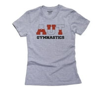 Austrija Gimnastika - Olimpijske igre - Rio - Zastava Ženska pamučna siva majica