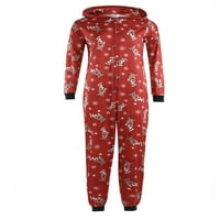 Božićna porodica koja odgovara pidžami setovi za spavanje spavanja jedan kombinuit hoodie pjs xmas loungeweb