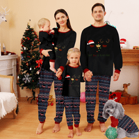 Božićne pidžame za obitelj, set Božić Pidžama, parovi PJS podudaranje postavlja odrasli
