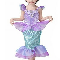Little Girls sirene princeze haljine Party Fancy Ball Gown Cosplay Princess Birthday Party prerušiti