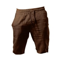 Muške hlače kratke hlače izvlačenja elastičnih struka pune boje casual pantalone za muškarce