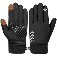 Kocke zimske rukavice za muškarce, toplotne toplinske rukavice, prstiju ručno toplije, protiv klizanja