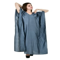 Ženski kafatan Maxi Ljeto Caftan Outfit Ležerne haljine Poklopac pamuk svile, žene kaftane haljine, s-3xl, redovna do plus veličine