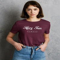 Retro slogan uvijek se zabavljaju majica-majica -image by shutterstock, ženska 4x-velika