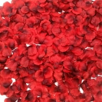Red Silk ružne latice Dekoracija vjenčanog cvijeća