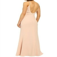 Klein Womens Pink scoop vrat pune dužine Pomicanje svečane haljine 12