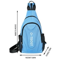 Yinguo Fanny vodootporna torba za struk dvostruka upotreba torbe za prsa putnu ruksak Multi funkcionalne rukse