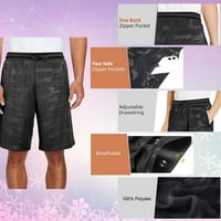 Bargain Honcho Muške redovne kratke hlače Brze suhe Camo-Print Active Hlats 1-pakovanje