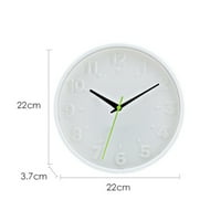 Fogcroll Wall Clock ultra-tišina visoka preciznost Izvrsna uništava dekorativni sat za dnevnu sobu