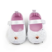 Djevojke sandale Jednostruki mrežični luk Prvi šetači princeza cipele bijele veličine 12
