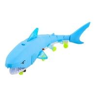 Električno pješačko pjevanje Muzičko svjetlo Up morski pas s povodljicom Djeca Interactive igračke Božićne igračke Poklon slučajna boja