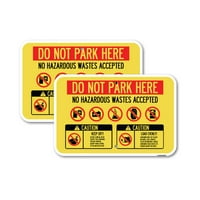 Ne parkirajte se ovdje nije prihvaćen opasni otpad