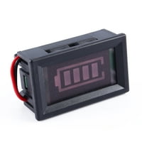 LCD LCD indikator na nivou baterije,--idni modul indikatora baterije Korisni praktični monitor za monitor baterije za 12V