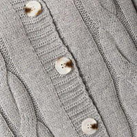 Dugi džemper kaputi za žene Dužina Žene Otvoreni prednji dugi rukav Klit Klint Cardigan Dukseri Labavi
