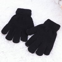 Dječje rukavice Jesen i zimski modeli pletene čvrste boje pet prstiju tople rukavice 4- godine