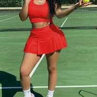 Žene Ljeto odijelo rezervoar gornje tenis skrot mini suknja Jesidnu stoku