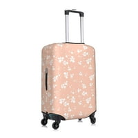 Poliesterski elastični poklopac prtljage, minimalistički slomljeni cvjetovi uzorak za prašinu zaštitni za zaštitni kofer