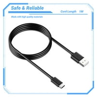 BOO Black USB sinkronizirani naboj brze kabel za kabel za punjač za kabl za kabel za AT & T TREK HD