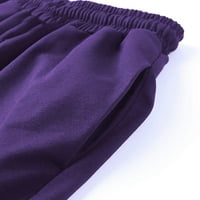 Duks ležerne pune boje udobne hlače niske ustanove za žene modne ugrađene svakodnevne trendi ženske hlače udobne ravne lagane zabave ljetne hlače za odmor