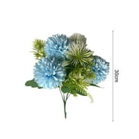 Weroomhouse Artificial Ball Chrysanthemum Heads Ne-Wreening Realistic DIY Početna Domaćin za vjenčanje