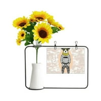 Pseće odjeće Vodeno-konor Lijepa ilustracija ARTIFICIJSKI Sunflower vaze Blassavna karta