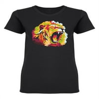 Awesome pop umjetnička lavska majica u obliku ženskih žena -image by shutterstock, ženska mala