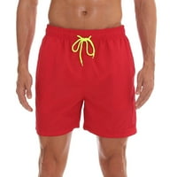 Leesechin muški kratke hlače Atletska čvrsta prozračna čipka vodootpornu četvrt hlače Plaže kratke hlače