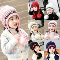 Farfi dječji pleteni šešir drži topla kose slatko hladno otporno na pletenje