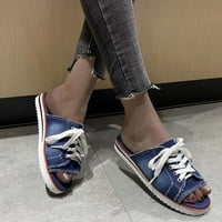 Cleance Womens Sandale ispod 5, Axxd Ženske cipele Modne ravne cipele Slotted sandale Sumted Sandals