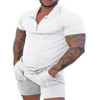 Men Polo majica i kratke hlače Revel ljetne odjeće kratki rukav trenerka set muški meki sportski odijelo