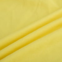 Haljine za žene Modni O-izrez Slovo s kratkim rukavima Ispis pamučne bluze topls žuti xxxxxl