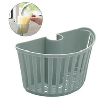 Stalak za sudoper Plastična košara za skladištenje za spremište za višekratnu upotrebu Kuhinja za punjenje kuhinjskog kupatila, plavo
