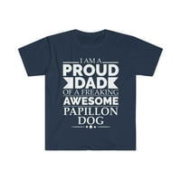 Ponosni tata Papillon unise majica S-3XL Dan oca otac