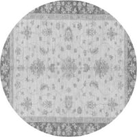 Ahgly Company u zatvorenom okruglu Orijentalno siva tradicionalnih prostirki, 8 'krug
