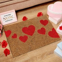 BAOCC tepih za podloge za valentinovo dnevni boravak dnevni boravak crvena ljubav srčana tepih za valentinovo