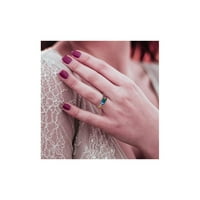 PASCOLLATO nakit multicolor srebrni CZ Rainbow vječni prsten hrp ombre band1